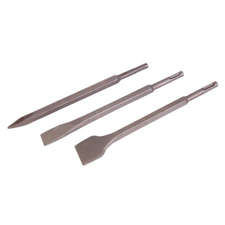 

Silverline - SDS Plus Hex Chisel Set 3pce - 250mm – 20 40mm & Point