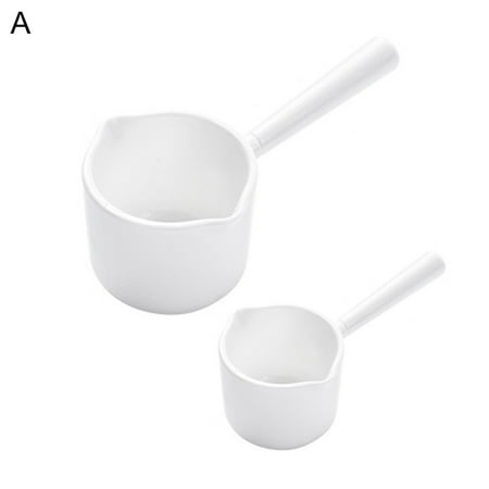 

Meizhencang 2Pcs/Set Measuring Spoons Solid Color Non-slip Plastic Ergonomic Handle Coffee Scoops for Kitchen