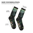 thumbnail image 3 of KLL Cute Saucerman With Big Eyes Print Cool Socks Men's Women's Crew Socks Funny Crazy Novelty Stockings, 3 of 7