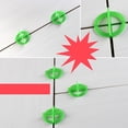 thumbnail image 5 of FRCOLOR Tile Leveler 100pcs 1.5mm Green Cross Tile Leveling Tile Leveling System Base Spacer Flooring,1.18"X1.18"X0.39", 5 of 5