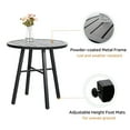 thumbnail image 5 of Sophia & William 3 Peices Patio Bistro Set Metal Dining Chairs with Round Table - Black, 5 of 6