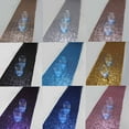thumbnail image 3 of Sequin Table Runner Shiny Luxury Style Embroider Sequin Table Cloth for Wedding Hotel Dinner Party, 3 of 9