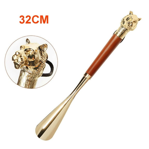 32cm / 46cm Long Handle Shoe Horn Shoehorn Tiger Head USA Shipping