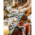 thumbnail image 3 of Christmas at The Farm Placemats Set of 4 Xmas Truck Cow White Black Plaid Country Heat Insulation Washable Place Mats, Rustic Non-Slip Table Mats for Dining Table Party Kitchen Decor,13x19 Inch, 3 of 4