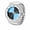 Blackblue, variant on Women's Stretch Ring Watch: Elastic Stainless Steel Strap Color-blocked Dial Analog Quartz Wristwatch, Daily