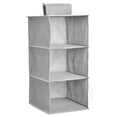 thumbnail image 1 of Hanging Shelf Closet Storage Organizer With Removable Drawers, Hanger Clothes, 1 of 4