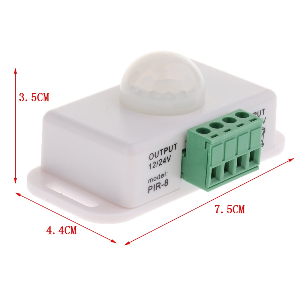 PIR Motion Sensor DC Switch LED Controller for 2835 3528 5050 5630 LED Strip