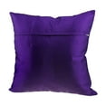 thumbnail image 4 of Decorative Elephant Parade Stripes Purple Silk Throw Pillow Cushion Cover Set, 4 of 6