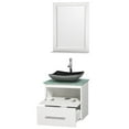 thumbnail image 6 of Wyndham Collection WCVW00924SWHGGOVM24 24" Wall Mounted / Floating Vanity Set, 6 of 7