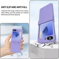 thumbnail image 3 of Dteck Designed for Samsung Galaxy Z Flip 5 Case with Hinge Protection, Slim Full Body Protective Shockproof Phone Case with Screen Protector for Galaxy Z Flip 5,Purple, 3 of 6