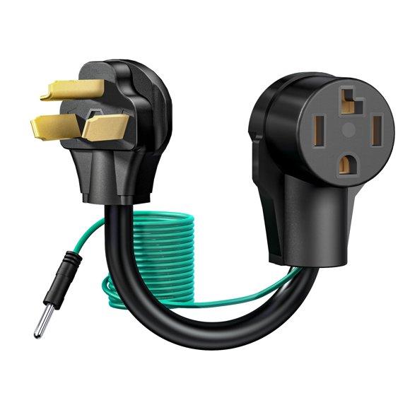 Adaptador de enchufe para secadora Straightinc de 4 clavijas hembra a 3 clavijas macho