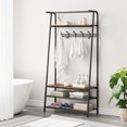 thumbnail image 1 of CazToi 4-in-1 Multifunctional Coat Rack Shoe Bench with Storage Hall Tree Entryway Organizer 5 Hooks, 1 of 7