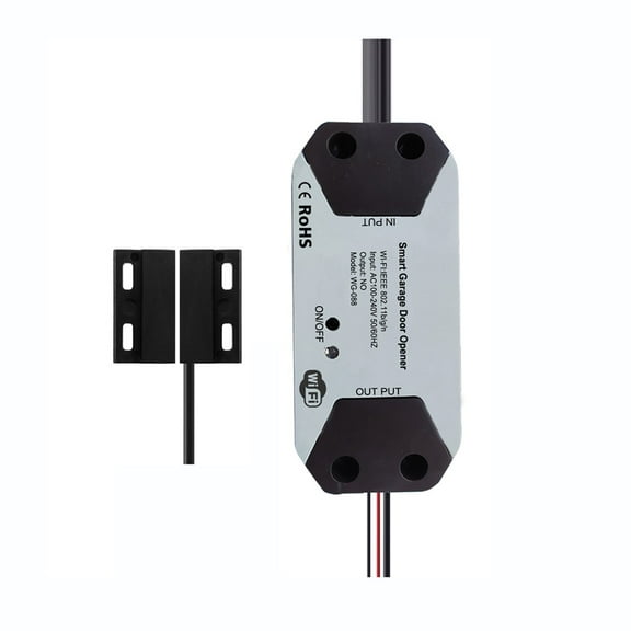 RKZDSR Smart Garage Door Controller - Remote Control - Mobile Phone APP Connectivity - Voice Assistant Integration - Control Garage Door Opening and Closing