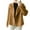 Brown, variant on Womens Fall Winter Wool Coats Classic Lapel Long Sleeve Double-Breasted Peacoat Double Breasted Loose Fit Dressy Trench Coats