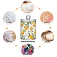 thumbnail image 6 of Yayeee 2 Pack Qtip Holder Bathroom Cotton Swab Canister with Lid Clear Dispenser Set, Orange Bees, 6 of 6