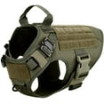 thumbnail image 1 of Nylon Tactical Dog Harness And Leash Set Metal Buckle Big Dog Vest German Shepherd Durable Pet Harness For Small Large Dogs, 1 of 5