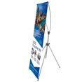 thumbnail image 3 of X Banner Stand, Banners and Signs Customize for Business - 23" X 63" To 32" X 78" Adjustable Banner Holder - Portable Retractable Banner with Travel Bag - Customize Banner for Trade Show and Display, 3 of 4