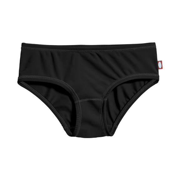 Made in USA Girls UPF 50 Swimming Briefs | Black