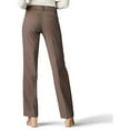thumbnail image 3 of Lee Women's Flex Motion Regular Fit Trouser Pant, deep Breen Austin Check, 10 Short, 3 of 5