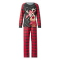thumbnail image 2 of Fiomva Family Christmas Matching Pajamas Set Elk Xmas Pjs Sleepwear for Adults, Kids, Baby, Dog, 2 of 10