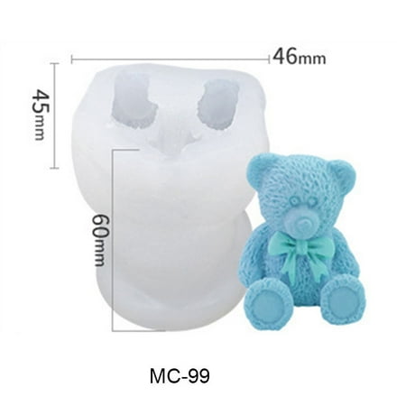 

Bear Shape Ice Silicone Mold Animal Coffee Milk Teas Ice Cubes Mould DIY Hockey Ice Cubes Maker Kitchen Bar New