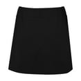 thumbnail image 6 of KALE Shorts for Women's Pants Skirt With Slit And Pocket Sports Casual Solid Color Mid Waist Tennis Summer Pants Black, 6 of 7
