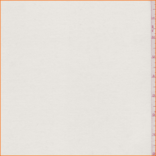 Cream Wool Flannel, Fabric Sold By the Yard