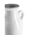 thumbnail image 3 of 18.5-Inch Ceramic Vase with Dual Handles, White, Pack 1, 3 of 7