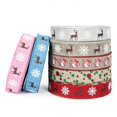 thumbnail image 3 of NIBOLOG Christmas Gift Package Ribbon Santa Elk Snowflake Print Home Party Tree Decor, 3 of 8