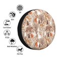 thumbnail image 4 of Balery Woodland Animals in Neutral Tones Cubiertas para Neumáticos - Protector Resistente para Neumáticos de Camioneta, SUV, Remolque, Camper y RV-15 inch, 4 of 6
