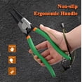 thumbnail image 5 of SPEEDWOX Special Angle Tip Lock Ring Pliers 8-Inch Retaining Rings Pliers for Removing Installing Gearshift Locking Rings Spring Loaded Snap Ring Pliers for Removing Installing Locking Rings, 5 of 7