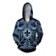 thumbnail image 3 of Sudaderas con capucha de moda de otoño para hombre Sudaderas para hombre Sudaderas nuevas en sudaderas Sudadera con capucha con cremallera y estampado de dragón Sudadera para hombre, 3 of 4