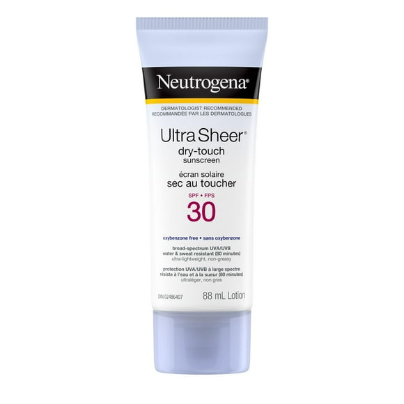 Neutrogena Sunscreen Lotion SPF 30, Ultra Sheer Dry Touch, 88 mL