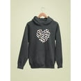 thumbnail image 3 of Colorful Heart Cheetah Print Hoodie Women -Image by Shutterstock, Female Small, 3 of 4