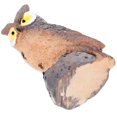 thumbnail image 1 of HEALEEP 1Pack Creative Bird Decor Realistic Owl Resin Statue for Garden and Home Design, 1 of 5