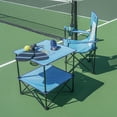 thumbnail image 2 of Life Is Good Blue 22" Square Compact Folding Beach Table, 2 of 11