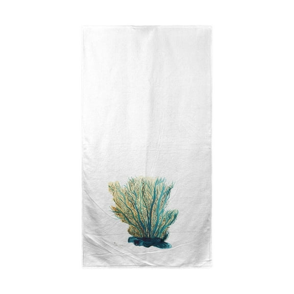 Betsy Drake BT703 30 x 50 in. Blue Coral Beach Towel