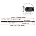 thumbnail image 2 of 2pcs 17inch 55Lb/245N Black Universal Lift Supports Struts Shocks Gas Spring for Car Boat RV, 2 of 7