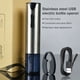 thumbnail image 2 of Juego de abridor de botellas de vino eléctrico recargable por USB, cortador de papel de sacacorchos totalmente automático de acero inoxidable tholdsy LF000068-00B, 2 of 7