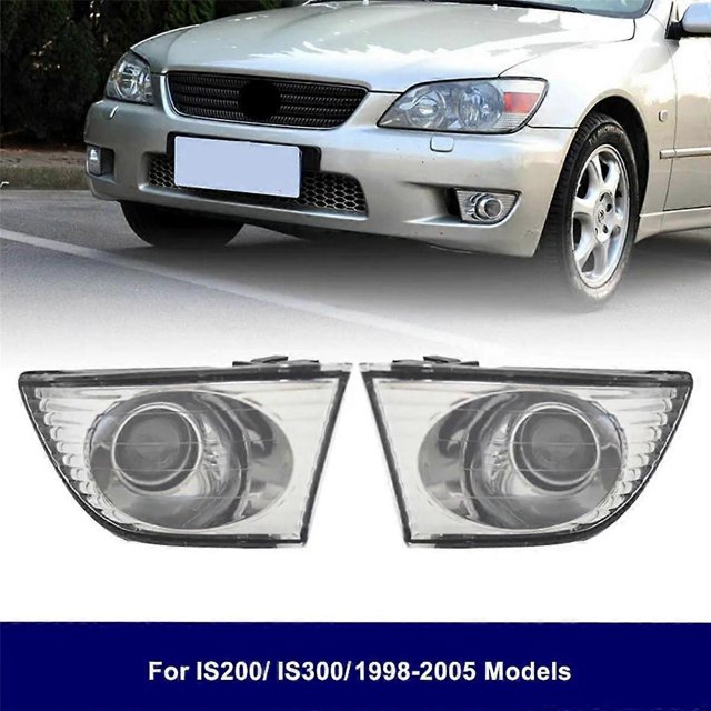 Left Car Lights for Alteza for IS200 IS300 98-05 Car Bumper Reflector Lamp Front Grille Driving Fog Light NO Bulb