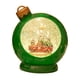 thumbnail image 3 of Bola de nieve navideña, bola de cristal navideña, regalo, decoración navideña en miniatura verde, 3 of 9
