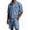 #122Light Blue, variant on Mens Short Sets 2 Piece Outfits Waffle Knit Short Sleeve Polo Shirt and Shorts Set Summer Casual Tracksuit with Pocket Navy L
