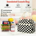 thumbnail image 6 of Lunch Bag for Women & Men Cute Corduroy Insulated Lunch Tote Bag Reusable Lunch Box Leakproof Cooler Tote with Large Capacity for Work Picnic and Travel, 6 of 12