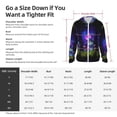 thumbnail image 5 of Kdxio Butterfly Purple Bottle Flower Print Women Men Sun Protection UPF 50+ Jackets Zip Up Long Sleeve Hoodie Hiking Lightweight with Pockets, 5 of 7