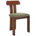 thumbnail image 5 of Safavieh Cayde Modern Wood Dining Side Chairs, Sage / Walnut, 5 of 8