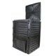 thumbnail image 3 of Caja de compost de compost de la cocina Bin Aireation al aire libre con contenedor de compostaje de tapa Cubo de hojas caídas para huerto doméstico, 3 of 8