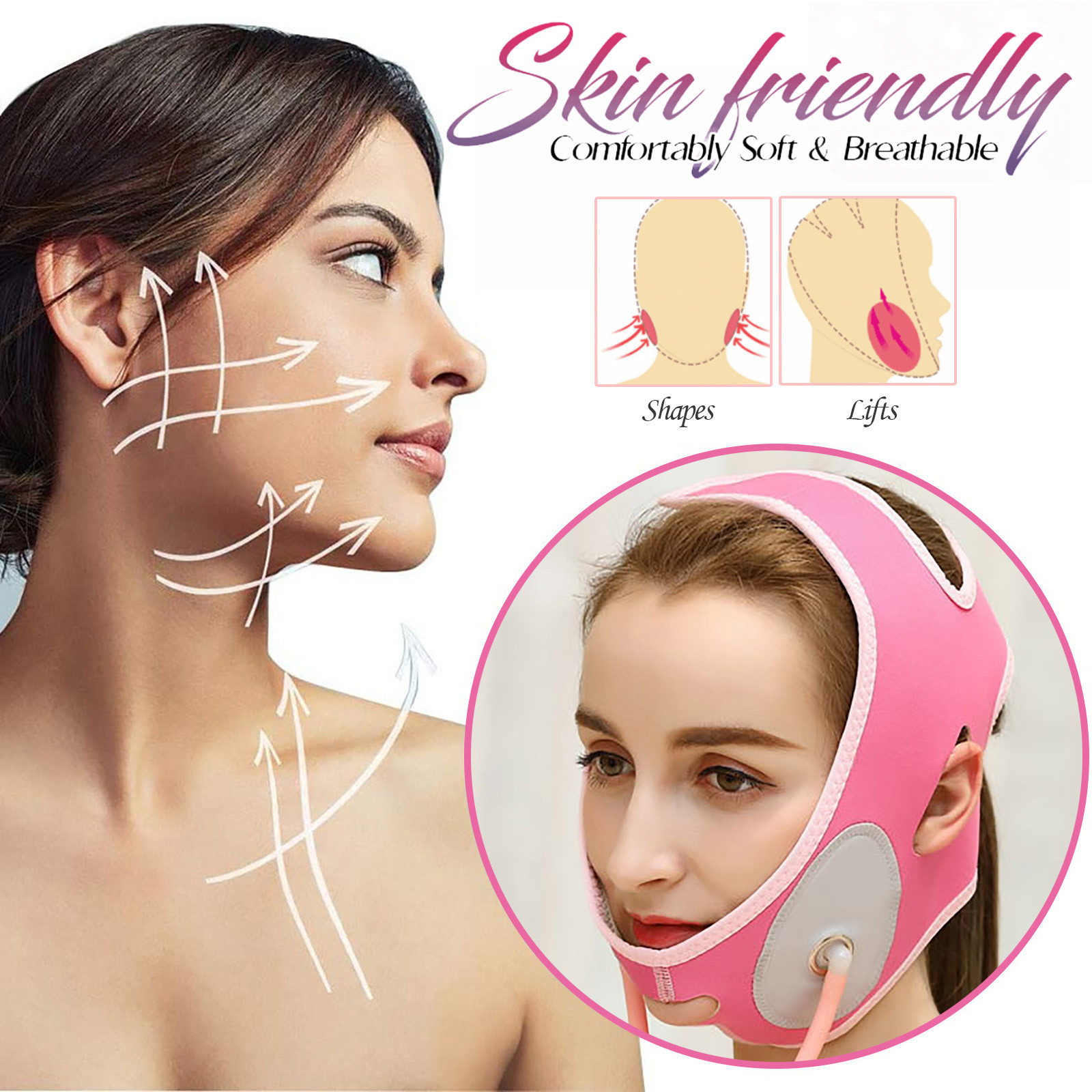 pxiakgy facial girdle mask face firming skin double chin reducer