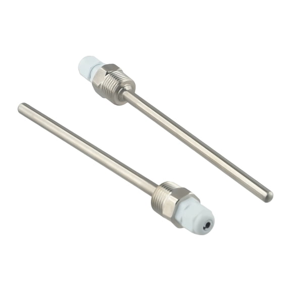 2Pcs Stainless Steel Temperature Sensor Screw-In Thread G 1/2\\\" Thermowell Solar Accessories 8Mmx30/50/100/150/200/250/300Mm