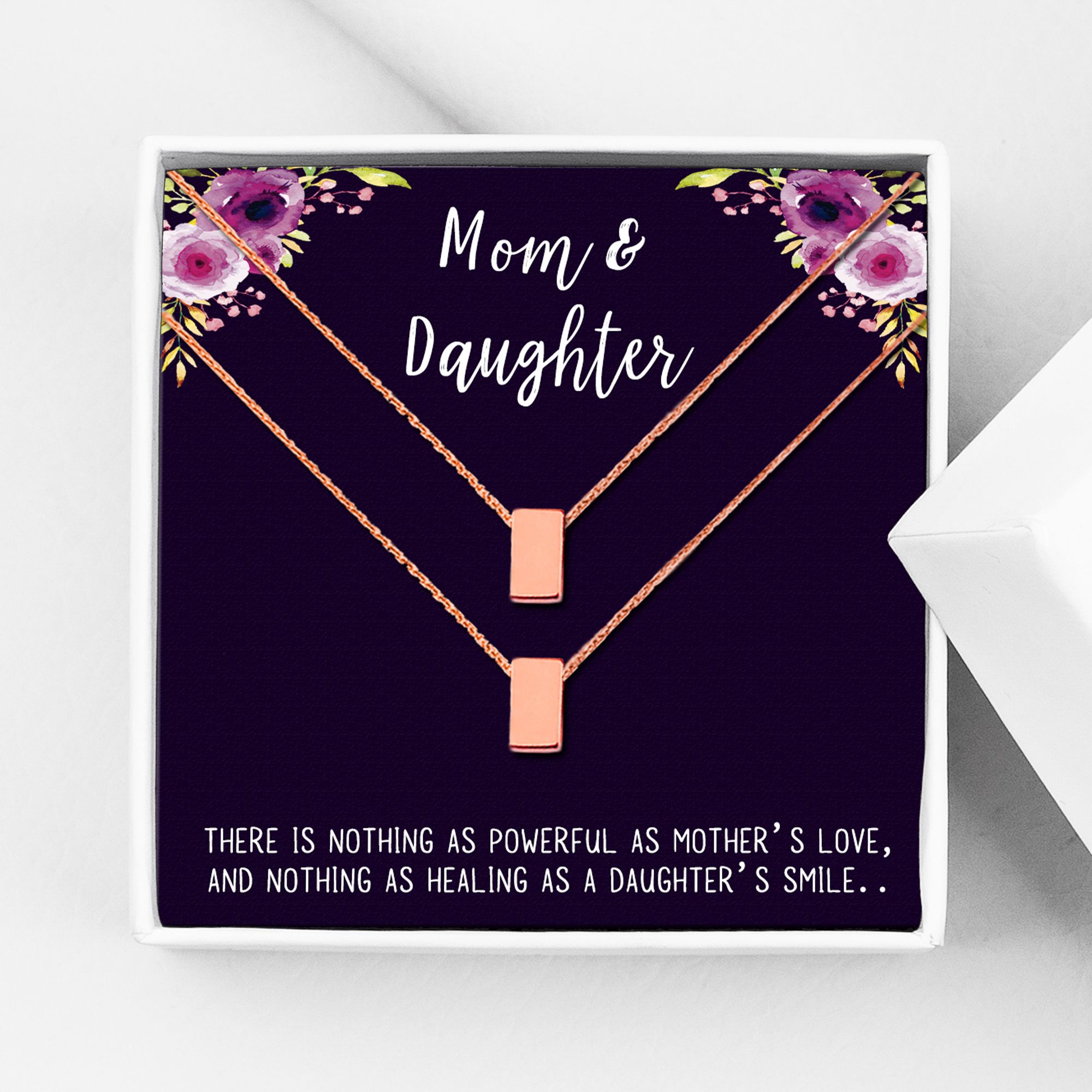 Mother Daughter Necklace, Jewelry Gift 