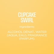 (3 pack) Body Fantasies Cupcake Swirl Fragrance Body Spray, 3.2 fl oz